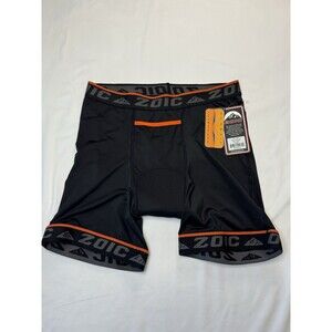 New Zoic Compression Liner Shorts Mens XL Premium Black&Red Padded Biking Shorts